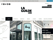 Tablet Screenshot of laguilde.com